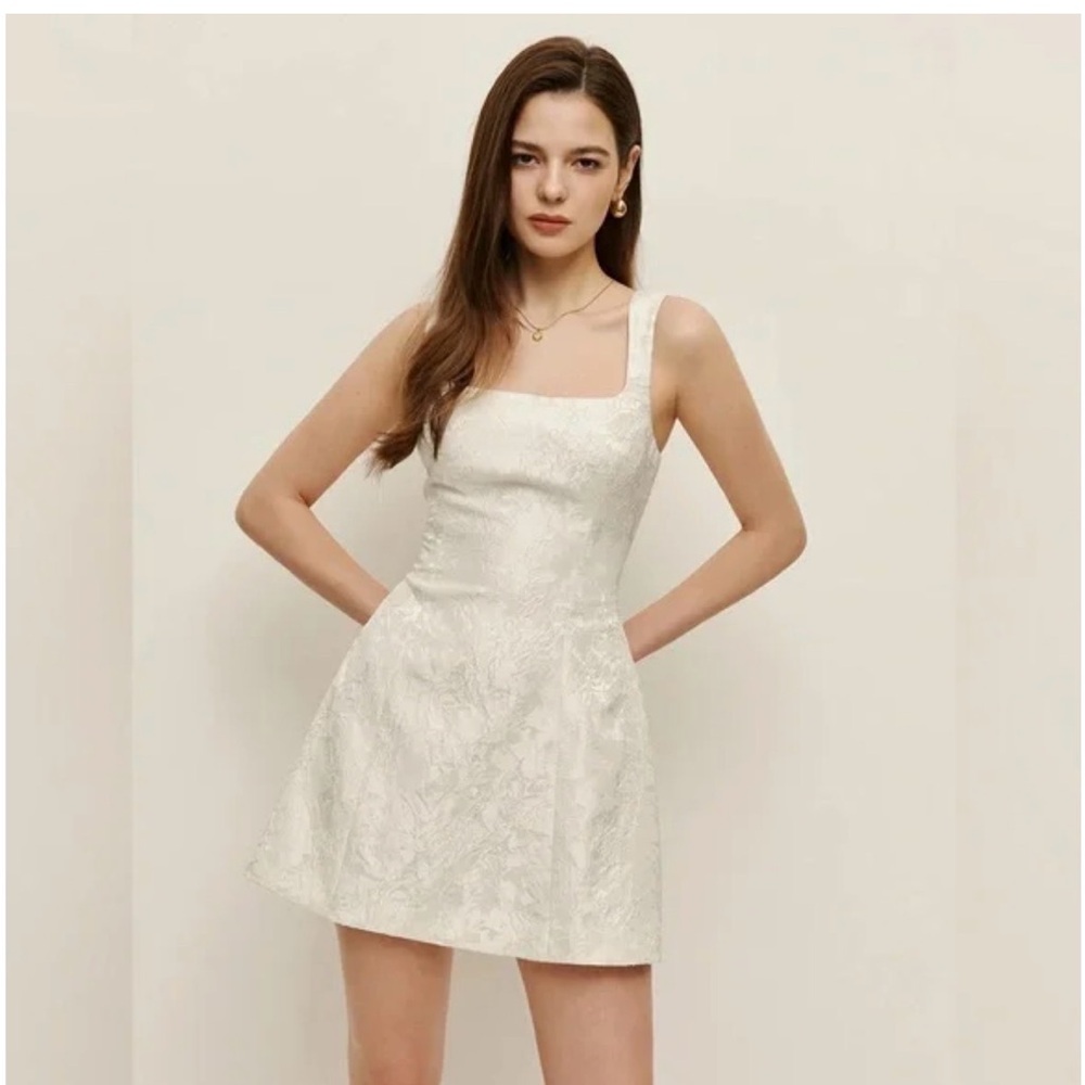 Commense Ivory Mini Dress